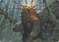 Ayula, Queen Among Bears (Art Series) [Art Series: Modern Horizons] | Cards and Coasters CA