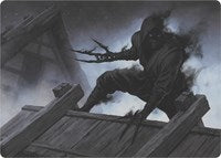 Ninja of the New Moon (Art Series) [Art Series: Modern Horizons] | Cards and Coasters CA