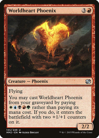 Worldheart Phoenix [Modern Masters 2015] | Cards and Coasters CA