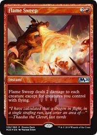 Flame Sweep [Promo Pack: Core Set 2020] | Cards and Coasters CA