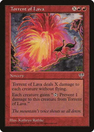 Torrent of Lava [Mirage] | Cards and Coasters CA