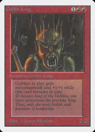 Goblin King [Unlimited Edition] | Cards and Coasters CA