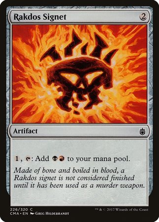 Rakdos Signet [Commander Anthology] | Cards and Coasters CA