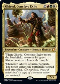 Ghired, Conclave Exile (Commander 2019) [Oversize Cards] | Cards and Coasters CA