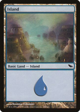 Island (288) [Shadowmoor] | Cards and Coasters CA