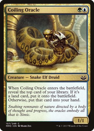 Coiling Oracle [Modern Masters 2017] | Cards and Coasters CA