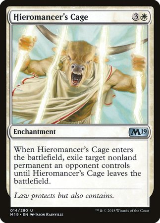 Hieromancer's Cage [Core Set 2019] | Cards and Coasters CA