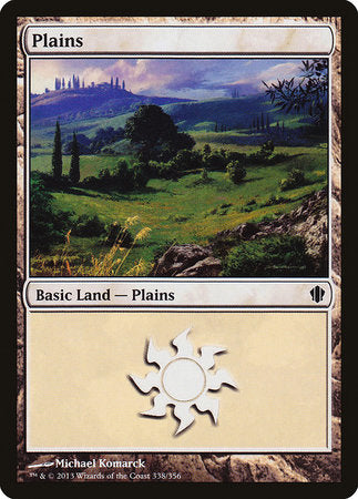 Plains (338) [Commander 2013] | Cards and Coasters CA