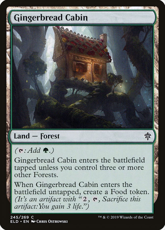 Gingerbread Cabin [Throne of Eldraine] | Cards and Coasters CA