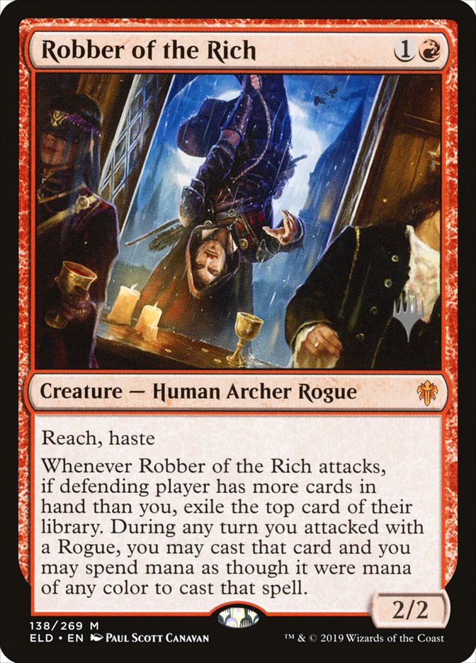 Robber of the Rich (Promo Pack) [Throne of Eldraine Promos] | Cards and Coasters CA