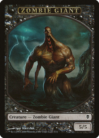 Zombie Giant Token [Zendikar Tokens] | Cards and Coasters CA