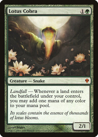 Lotus Cobra [Zendikar] | Cards and Coasters CA