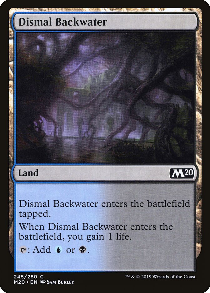 Dismal Backwater [Core Set 2020] | Cards and Coasters CA