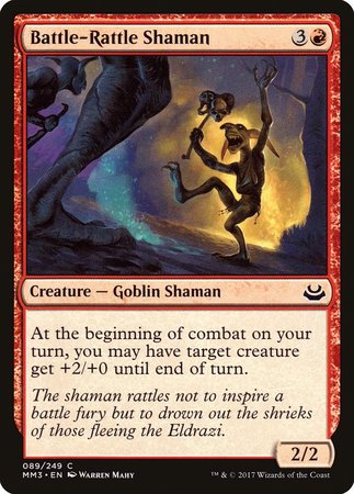 Battle-Rattle Shaman [Modern Masters 2017] | Cards and Coasters CA