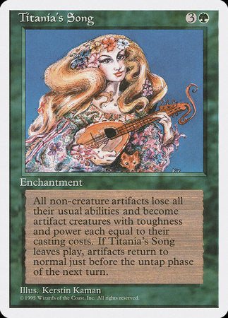 Titania's Song [Fourth Edition] | Cards and Coasters CA