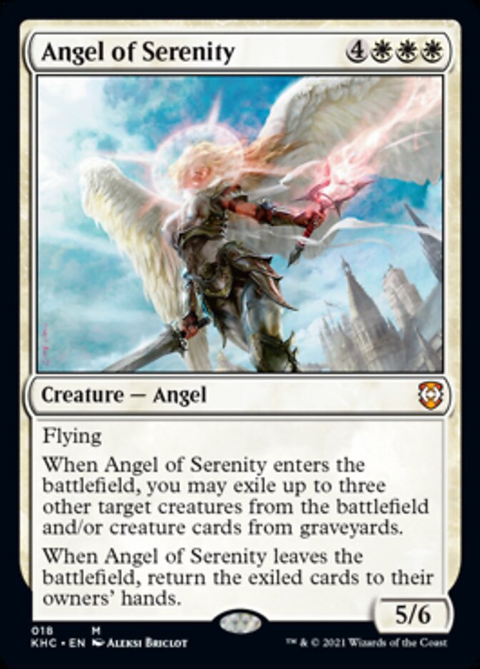Angel of Serenity [Kaldheim Commander] | Cards and Coasters CA