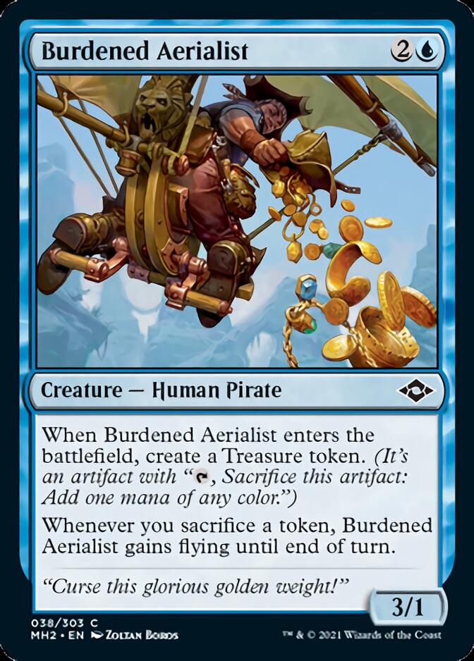 Burdened Aerialist [Modern Horizons 2] | Cards and Coasters CA