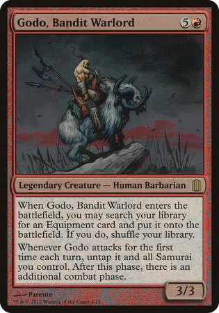 Godo, Bandit Warlord (Commander's Arsenal) [Commander's Arsenal Oversized] | Cards and Coasters CA