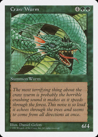 Craw Wurm [Fifth Edition] | Cards and Coasters CA