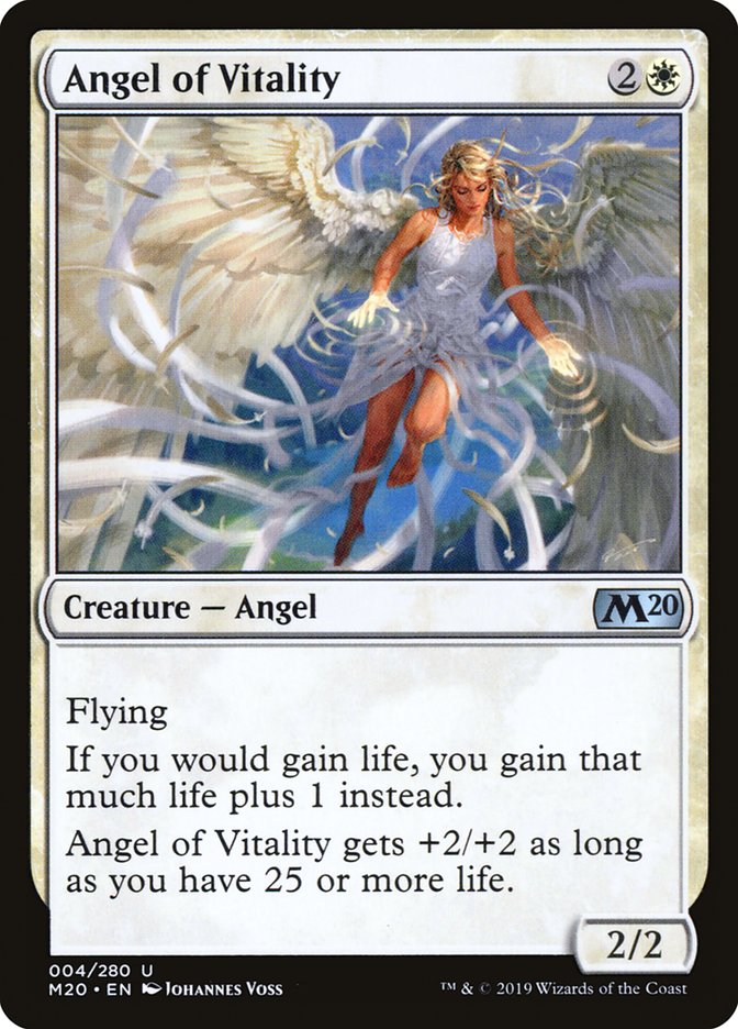 Angel of Vitality [Core Set 2020] | Cards and Coasters CA