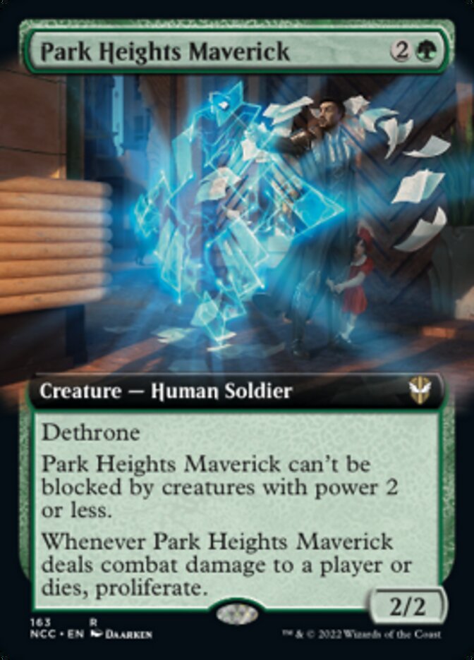 Park Heights Maverick (Extended Art) [Streets of New Capenna Commander] | Cards and Coasters CA