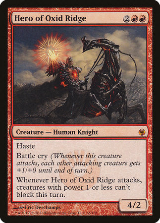 Hero of Oxid Ridge [Mirrodin Besieged] | Cards and Coasters CA