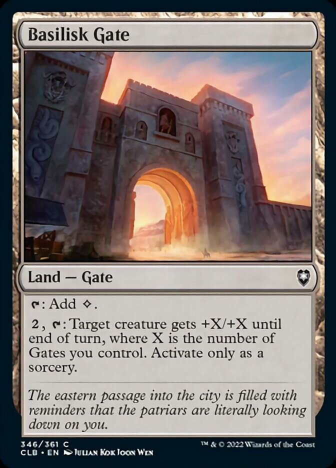 Basilisk Gate [Commander Legends: Battle for Baldur's Gate] | Cards and Coasters CA