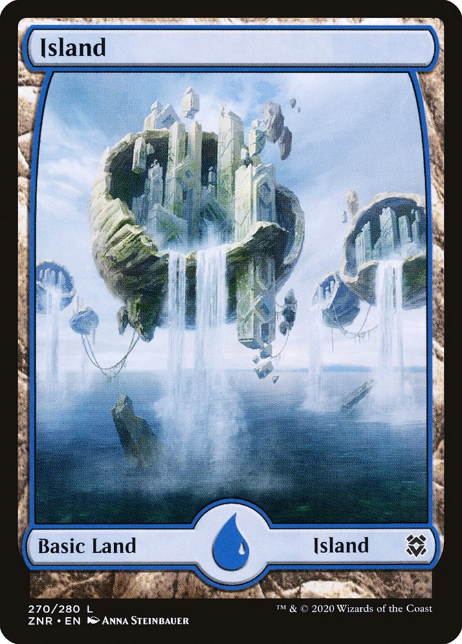 Island (270) [Zendikar Rising] | Cards and Coasters CA