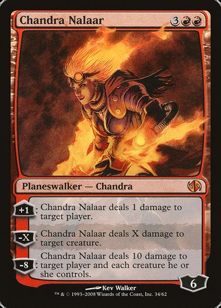Chandra Nalaar [Duel Decks: Jace vs. Chandra] | Cards and Coasters CA