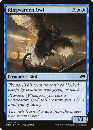 Ringwarden Owl [Magic Origins] | Cards and Coasters CA