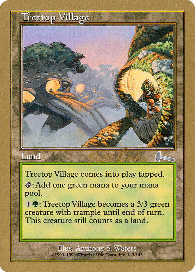 Treetop Village (Matt Linde) [World Championship Decks 1999] | Cards and Coasters CA