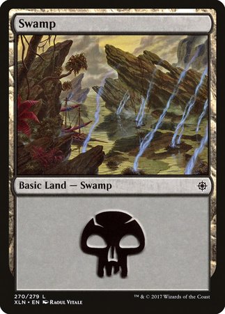 Swamp (270) [Ixalan] | Cards and Coasters CA