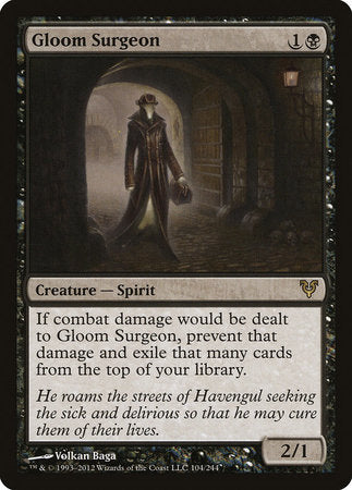 Gloom Surgeon [Avacyn Restored] | Cards and Coasters CA