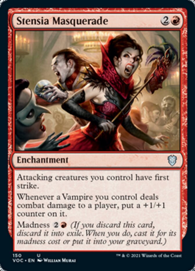 Stensia Masquerade [Innistrad: Crimson Vow Commander] | Cards and Coasters CA