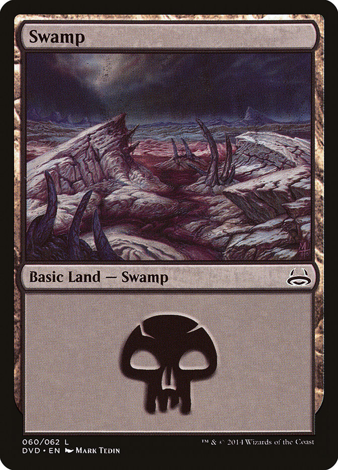 Swamp (60) (Divine vs. Demonic) [Duel Decks Anthology] | Cards and Coasters CA