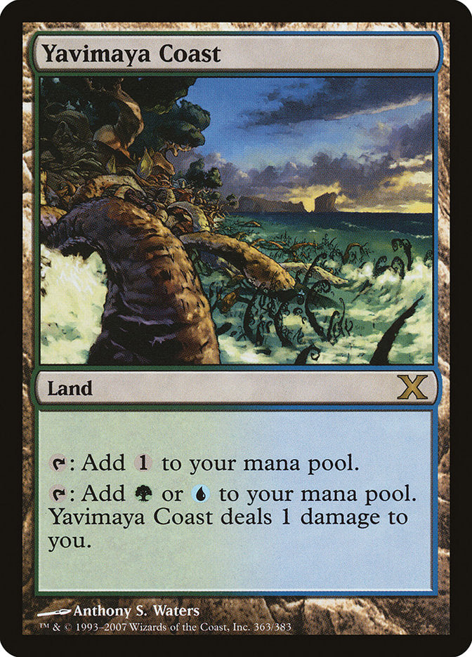 Yavimaya Coast [Tenth Edition] | Cards and Coasters CA