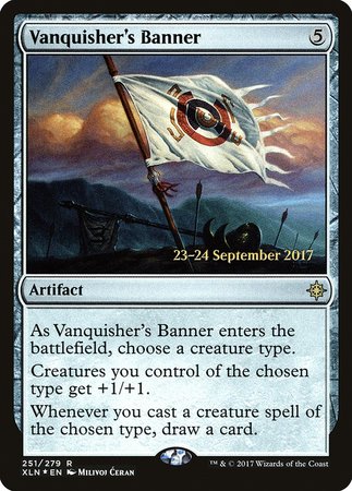 Vanquisher's Banner [Ixalan Promos] | Cards and Coasters CA