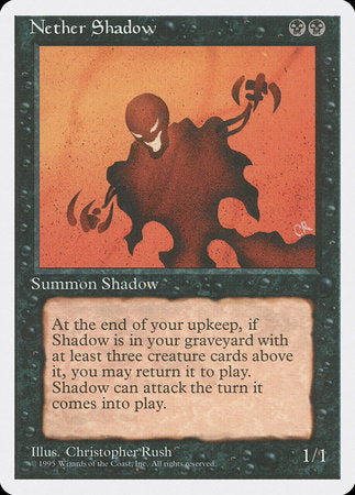 Nether Shadow [Fourth Edition] | Cards and Coasters CA