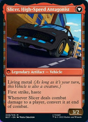 Slicer, Hired Muscle // Slicer, High-Speed Antagonist [Universes Beyond: Transformers] | Cards and Coasters CA