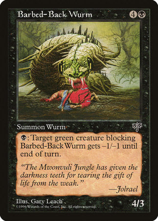 Barbed-Back Wurm [Mirage] | Cards and Coasters CA