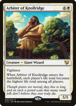 Arbiter of Knollridge [Commander 2015] | Cards and Coasters CA