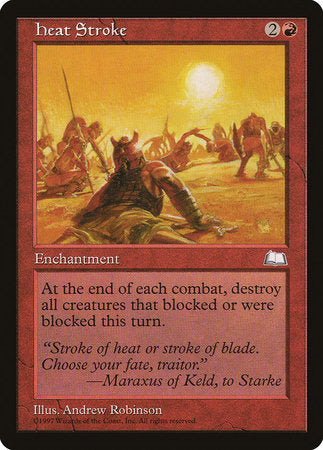 Heat Stroke [Weatherlight] | Cards and Coasters CA