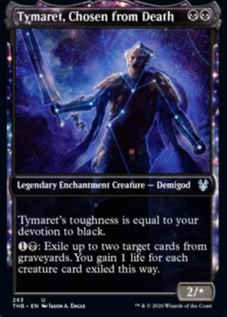 Tymaret, Chosen from Death (Showcase) [Theros Beyond Death] | Cards and Coasters CA