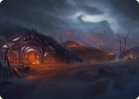 Field of Ruin Art Card [The Lord of the Rings: Tales of Middle-earth Art Series] | Cards and Coasters CA