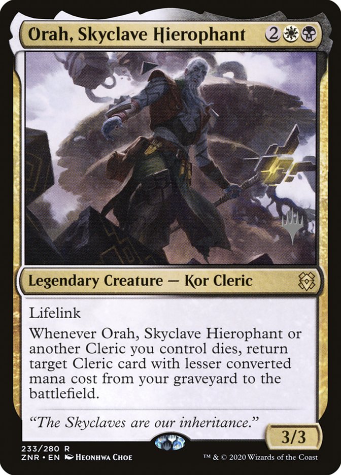 Orah, Skyclave Hierophant (Promo Pack) [Zendikar Rising Promos] | Cards and Coasters CA