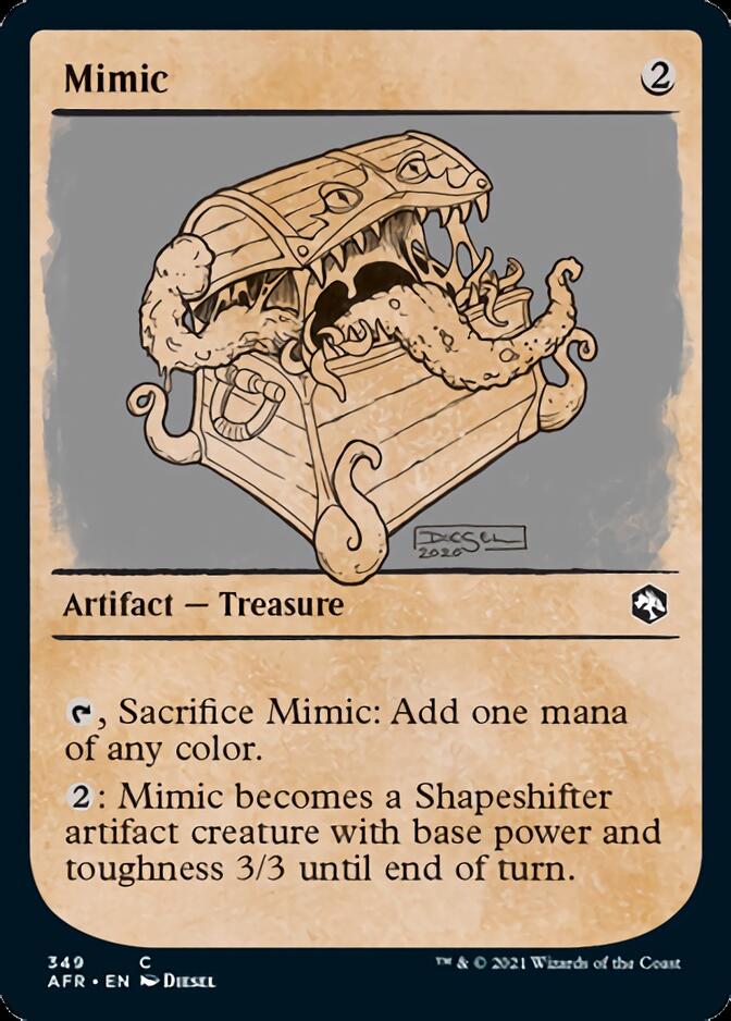 Mimic (Showcase) [Dungeons & Dragons: Adventures in the Forgotten Realms] | Cards and Coasters CA