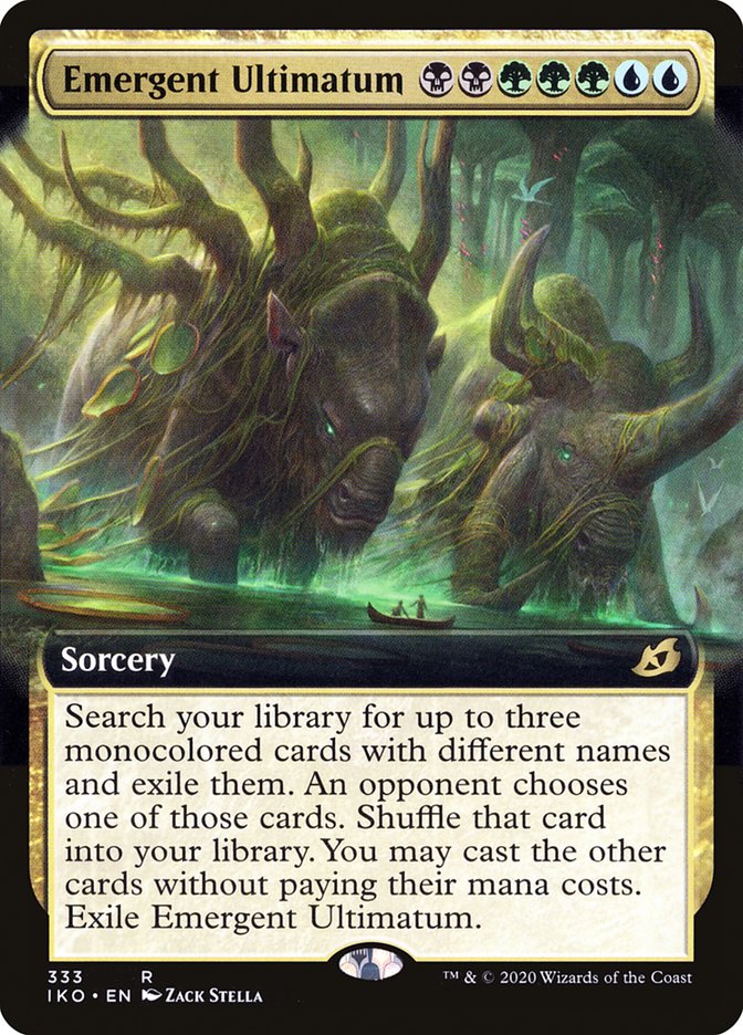 Emergent Ultimatum (Extended Art) [Ikoria: Lair of Behemoths] | Cards and Coasters CA