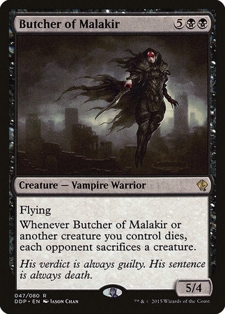 Butcher of Malakir [Duel Decks: Zendikar vs. Eldrazi] | Cards and Coasters CA