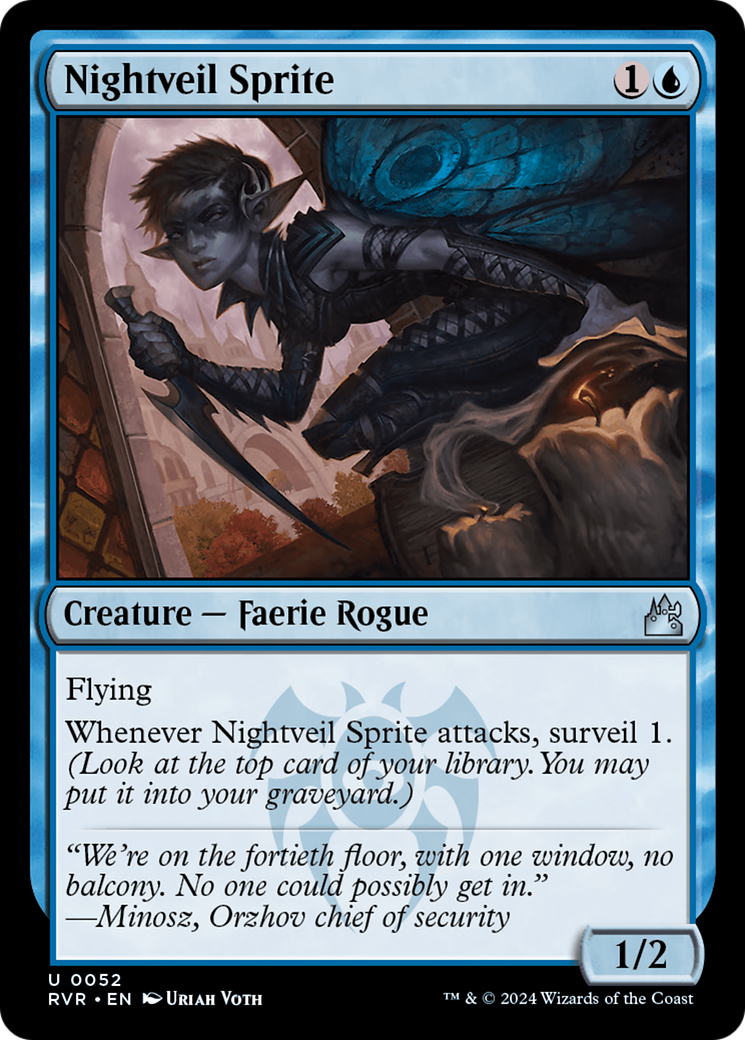 Nightveil Sprite [Ravnica Remastered] | Cards and Coasters CA