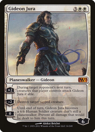 Gideon Jura [Magic 2012] | Cards and Coasters CA